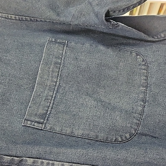 Sadfleback Large Men's Blue Denim Shirt - Picture 2 of 5